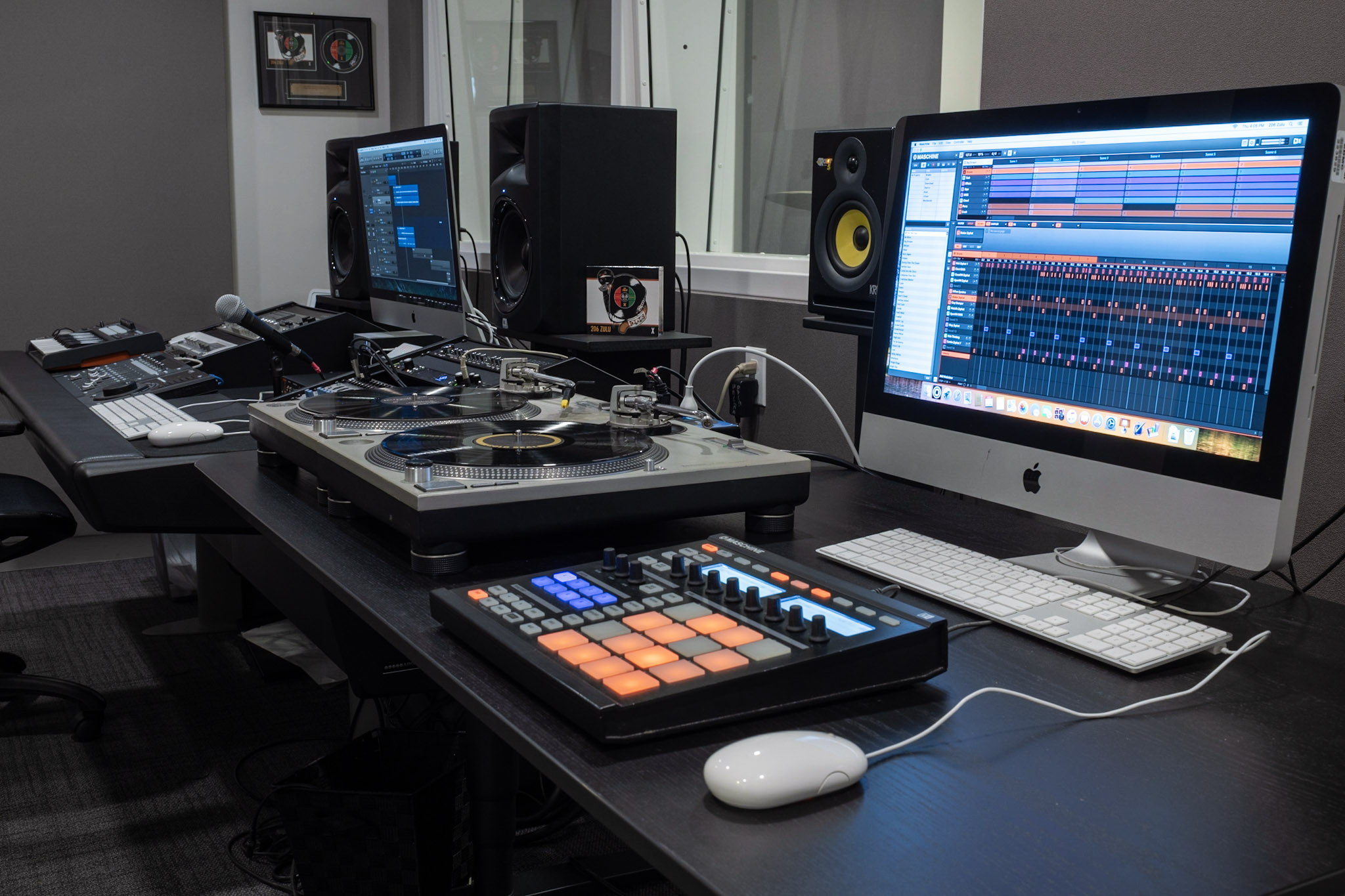 Mixing and mastering session at Emerald Street Studios