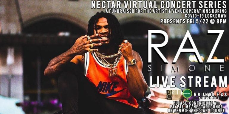 Nectar Virtual Concert Series presents RAZ SIMONE-Virtual