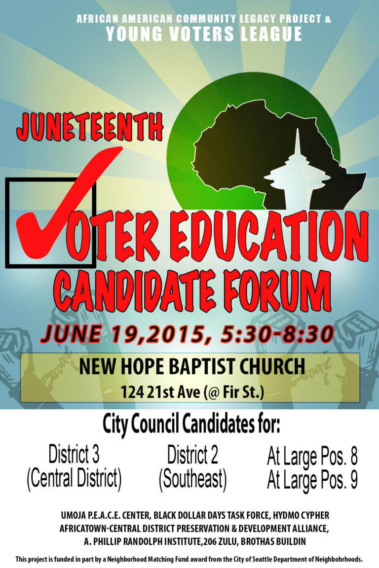 Juneteenth Voter Education Candidate Forum