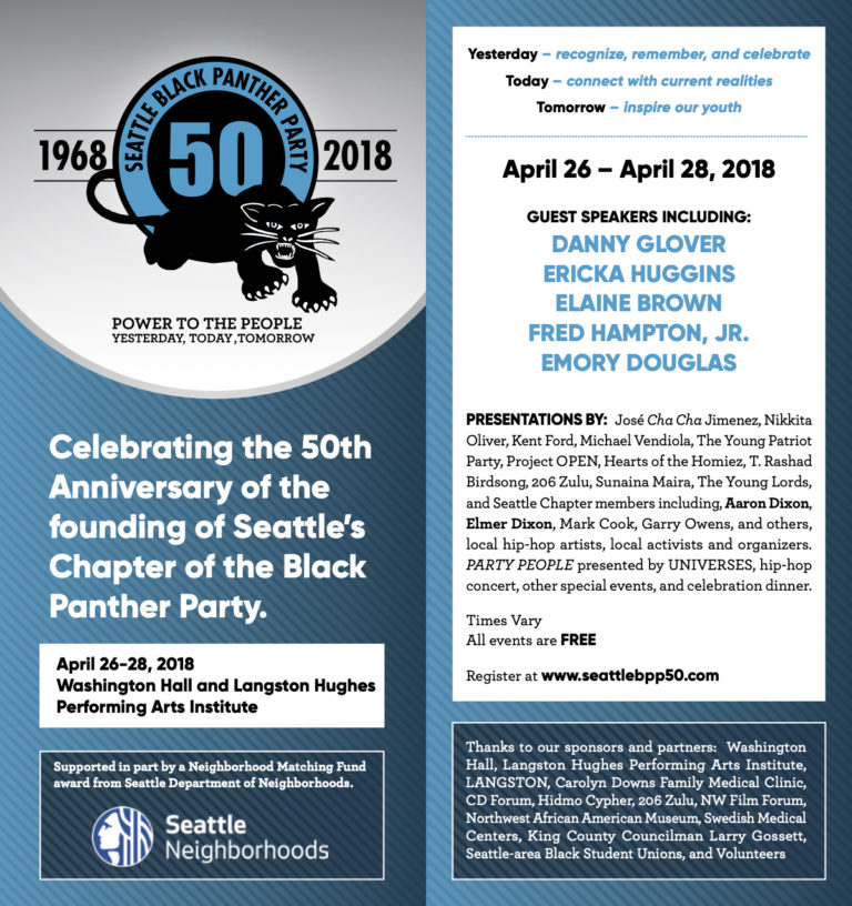 Seattle Black Panther Party 50th Anniversary