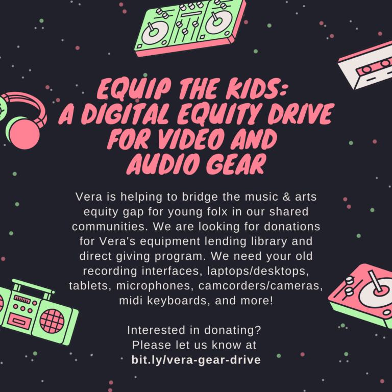 Vera Project Digital Music & Art Gear Drive