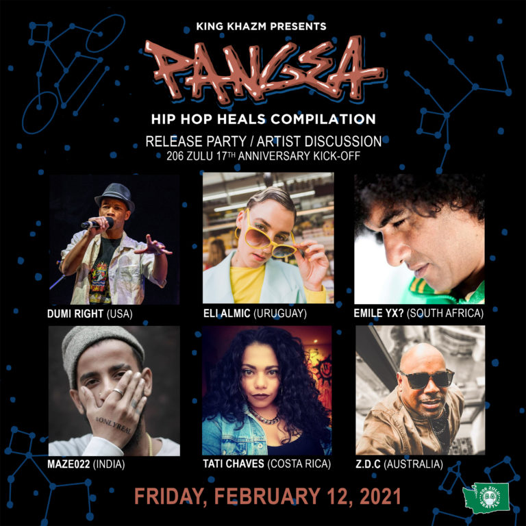 Pangea: Hip Hop Heals – Album Release Party & Artist Discussion