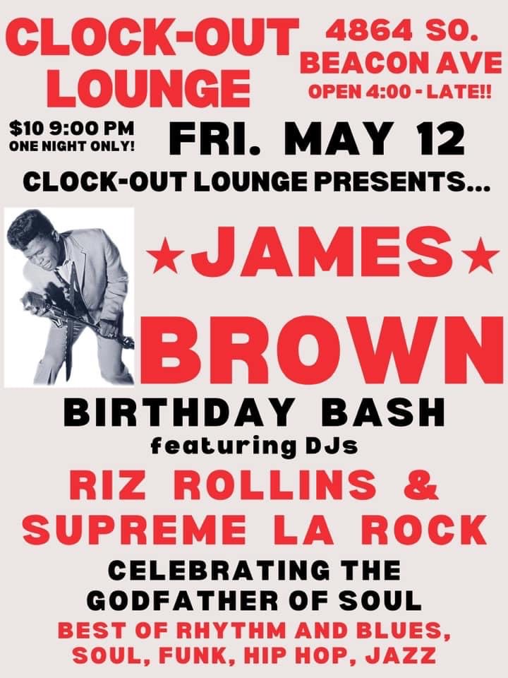 James Brown Birthday Bash w/ Riz Rollins & Supreme La Rock