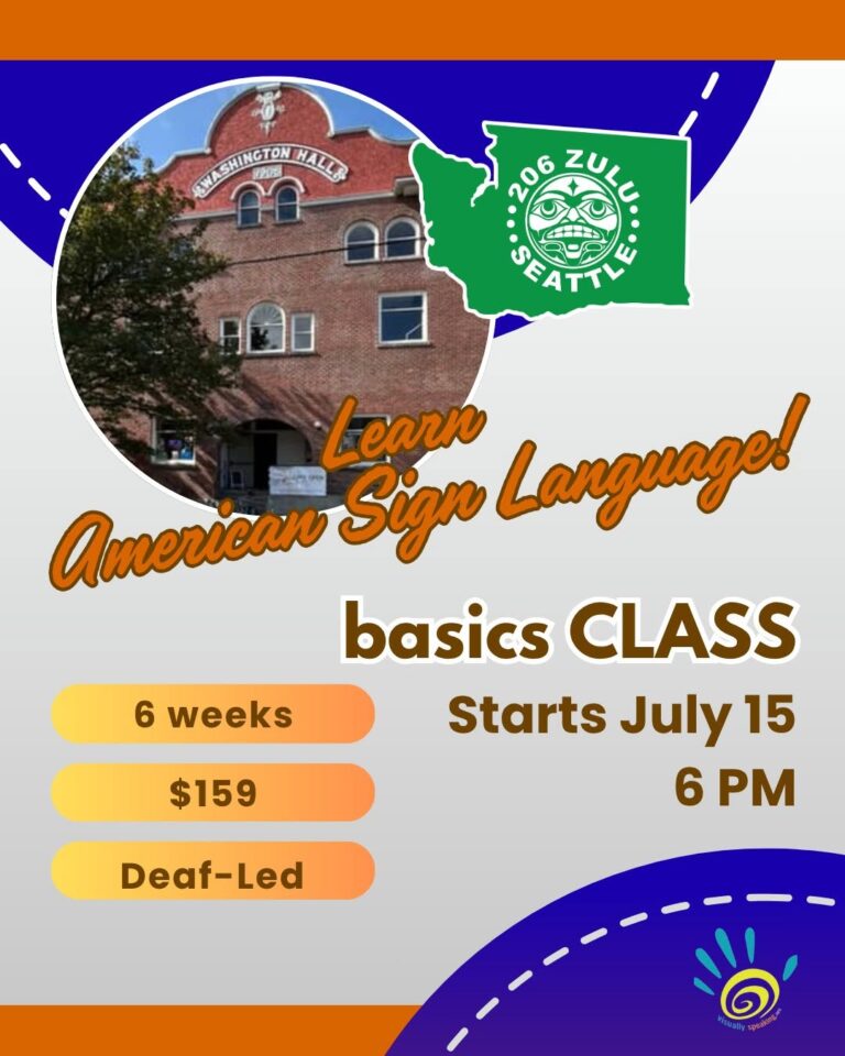 ASL Classes at Washington Hall